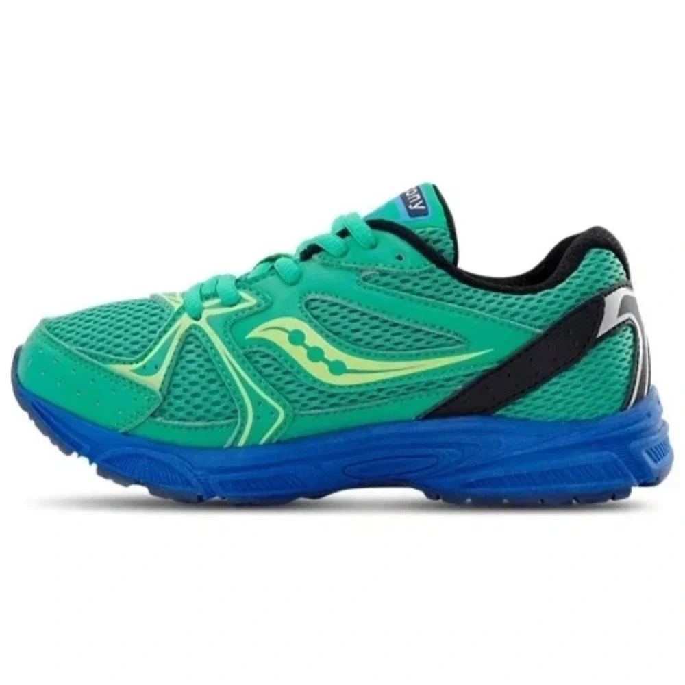 Saucony Ride Millennium KDZ Green Blue Unisex Kids Size 5 Running Shoes  NEW